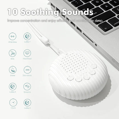 Machine de sommeil intelligente pour bébé - détecte les pleurs et diffuse des sons apaisants