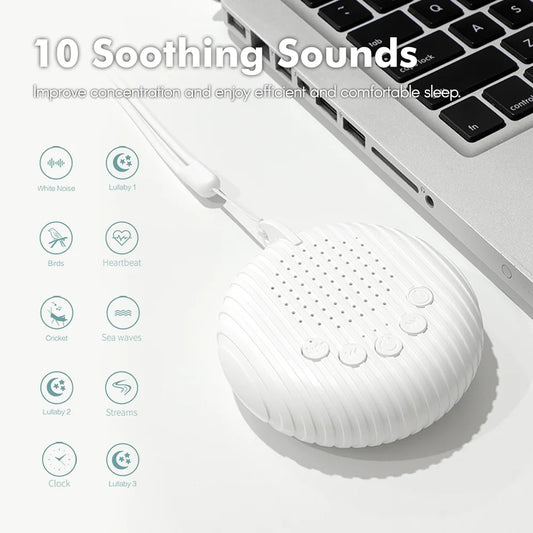 Machine de sommeil intelligente pour bébé - détecte les pleurs et diffuse des sons apaisants